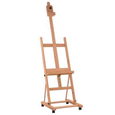 vidaXL Easel Standur 55x53,5x178 cm Gegnheill Beykiviður