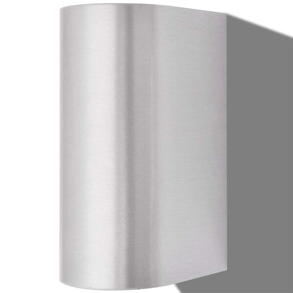 vidaXL LED &Uacute;tivegglj&oacute;s 2 stk Hringlaga Upp/Ni&eth;url&yacute;sing