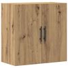 vidaXL Veggsk&aacute;pur Artisan Eik 60 x 31,5 x 60 cm Samsettur vi&eth;ur
