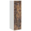 vidaXL Eldh&uacute;s sk&aacute;pur Kalmar Rau&eth;-eik 30 x 31 x 100 cm Samsettur vi&eth;ur