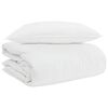vidaXL 2-in-1 Duvet me&eth; kodda 2 pcs Hv&iacute;tt D&uacute;nfja&eth;rir