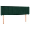 vidaXL H&ouml;f&eth;agafl me&eth; Eyrum 147x16x78/88 cm D&ouml;kkgr&aelig;n Flauel
