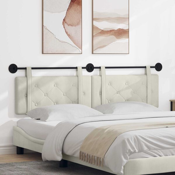 vidaXL Hengisk&aacute;li Vegghengt Rj&oacute;malitur 170 x 55 x 5 cm Flauel