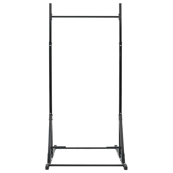 vidaXL Pull-Up rólustöð Svartur 101 x 102 x 235 cm Duftlitað stál