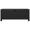 vidaXL Geymslukassi með Sessu Svartur 105x40x45 cm (Aðeins BNA)