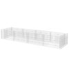 vidaXL Gabion Grj&oacute;tkassi Upph&aelig;kka&eth; Be&eth; St&aacute;l 360 x 90 x 50 cm