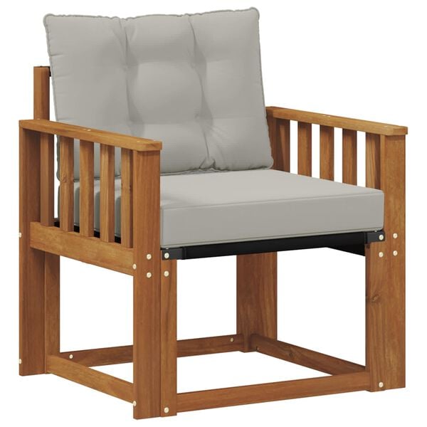 vidaXL &Uacute;ti s&oacute;fasett Fast Acacia tr&eacute; og Textilene