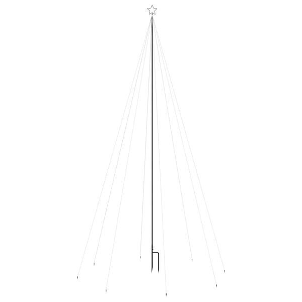 vidaXL Jólatrésljós Inni Úti 800 LED Litríkur 5 m