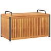 vidaXL &Uacute;tisessukassi 85x45x45/53 cm Gegnheill Akas&iacute;uvi&eth;ur og St&aacute;l