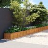 vidaXL Upph&aelig;kka&eth; Gar&eth;ker 770x50x36 cm Corten St&aacute;l
