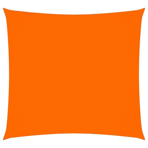 vidaXL Sólskyggni Sólsegl Oxforddúkur Ferningur 6x6 m Appelsínugult