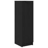 vidaXL Sk&oacute;knask&aacute;pur Svartur Eik 29,5 x 35 x 101 cm Samsettur vi&eth;ur