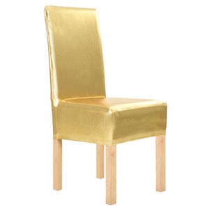 vidaXL 6 stk Bein St&oacute;lahl&iacute;f Stretch Gold