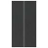 vidaXL Botnplata fyrir sundlaug Svartur 420 x 220 x 0,1 cm &Oacute;ofin efni
