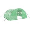 vidaXL Gr&oacute;&eth;urh&uacute;s me&eth; St&aacute;lgrind Gr&aelig;nt 16 m&sup2; 4x4x2 m