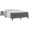 vidaXL Ramsv&iacute;k me&eth; d&yacute;nu Gr&aacute;r 120 x 190 cm d&uacute;kur