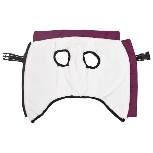 vidaXL Hundak&aacute;pa me&eth; belti Fj&oacute;lubl&aacute;r L36 Fl&iacute;s og p&oacute;l&yacute;ester