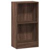 vidaXL B&oacute;kask&aacute;pur Br&uacute;n Eik 40x24x76 cm Hanna&eth;ur vi&eth;ur