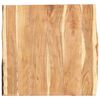 vidaXL Bor&eth;plata Gegnheill Akas&iacute;uvi&eth;ur 58x(50-60)x3,8 cm