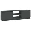 vidaXL Sj&oacute;nvarpssk&aacute;pur Gr&aacute;r 120x30x35,5 cm Samsettur Vi&eth;ur