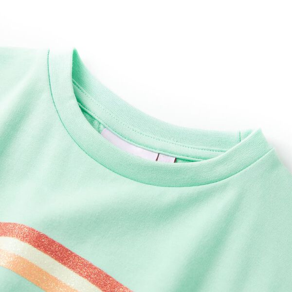 Barnakjóll með Reyriþveng Skærgrænn 104