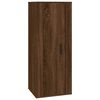 vidaXL Vegghengdur Sj&oacute;nvarpssk&aacute;pur Br&uacute;n Eik 40x34,5x100 cm