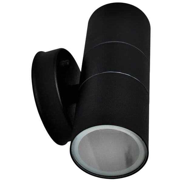 vidaXL &Uacute;tivegglj&oacute;s 2 stk Ry&eth;fr&iacute;tt St&aacute;l Upp/Ni&eth;ur &aacute; Vi&eth;