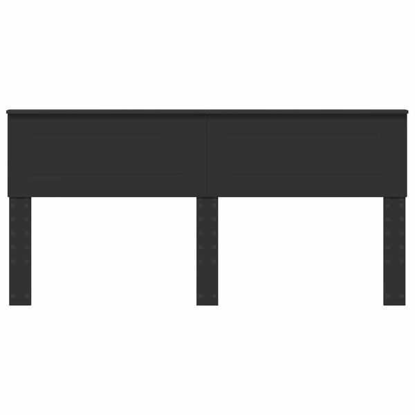 vidaXL H&ouml;f&eth;agafl Svartur Eik 200 cm Samsettur vi&eth;ur