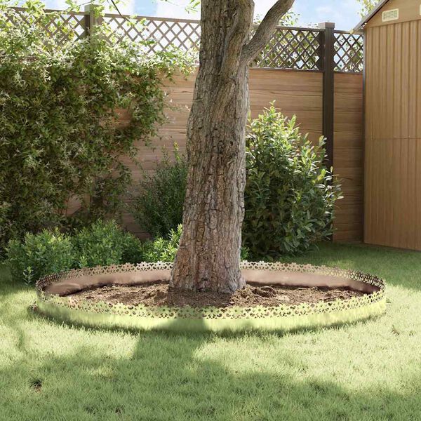 vidaXL Grasskantur 30 pcs Silfur 103 x 0,05 x 22 cm Ry&eth;fr&iacute;tt St&aacute;l