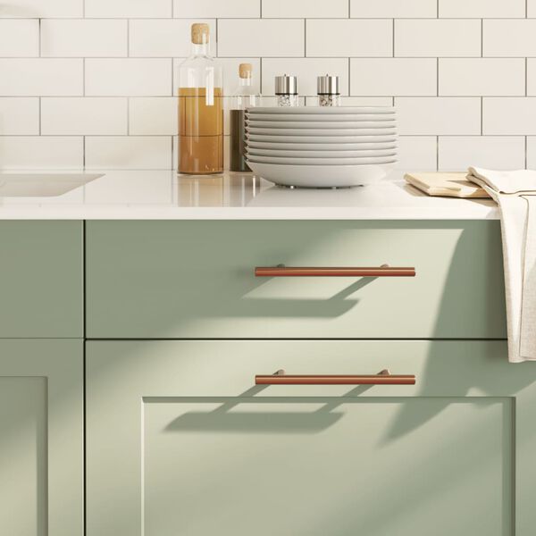 vidaXL Sk&aacute;pur Handf&ouml;ng 20 stk Bronslita&eth; 128mm Ry&eth;fr&iacute;tt st&aacute;l