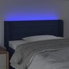 vidaXL LED h&ouml;fu&eth;gafl Bl&aacute;r 83x16x78/88 cm Efni