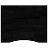 vidaXL skrifbor&eth;splata D&ouml;kkbr&uacute;nt 100x80x2,5 cm Solid Wood Eik R&eacute;hyrnd