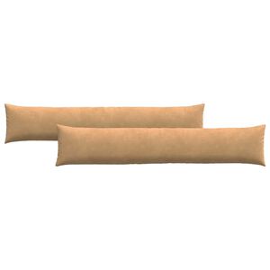 vidaXL S&oacute;fap&uacute;&eth;ar 2 pcs Br&uacute;nn 200 x 40 cm Korduroy efni