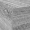 vidaXL Ramsvík Grá sonoma áferð 120 x 190 cm Samsettur viður