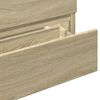 vidaXL Vaskaskápur Sonoma Eik 80x38,5x45 cm Samsettur Viður