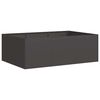 vidaXL Gr&oacute;&eth;urker Svart 120x80x40 cm St&aacute;l