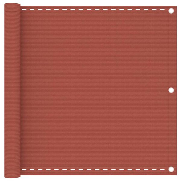 vidaXL Svalaskilr&uacute;m Leirbr&uacute;nt 90x500 cm HDPE