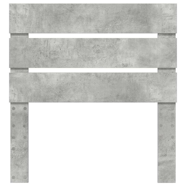 vidaXL H&ouml;f&eth;agafl Steingri&eth; 90 cm Samsettur vi&eth;ur