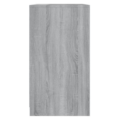 vidaXL Skenkur Grár Sonoma Eik 70x40,5x75 cm Samsettur Viður