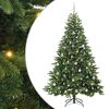 vidaXL Gervi j&oacute;latr&eacute; me&eth; 300 LED me&eth; standi Gr&aelig;nn 210 cm PE og PVC
