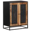 vidaXL Skenkur 60x35x75 cm Gr&oacute;fur Mang&oacute;vi&eth;ur