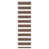 vidaXL Zebra Gard&iacute;na Br&uacute;n 40x150 cm Efni Breidd 35,9 cm P&oacute;l&yacute;ester