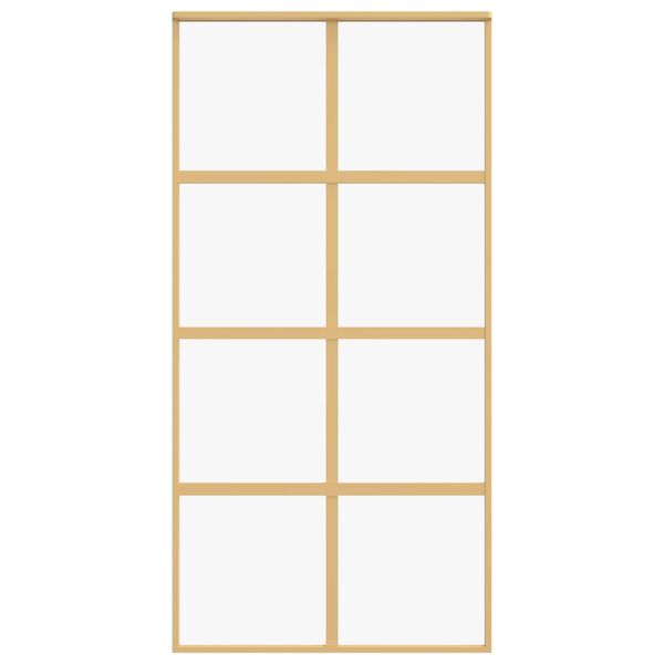 vidaXL Rennihur&eth; Gyllt 102,5x205 cm Gl&aelig;rt Hert Gler og &Aacute;l