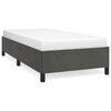 vidaXL R&uacute;mgrind &aacute;n D&yacute;nu D&ouml;kkgr&aacute;r 90x190 cm Flauel