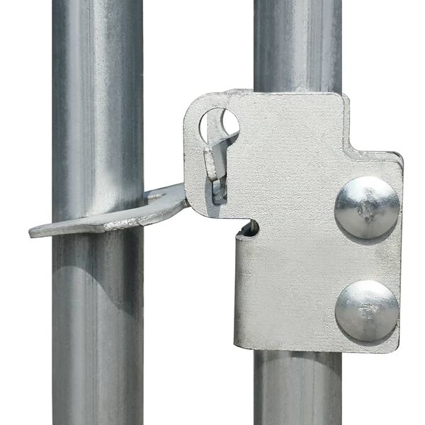 vidaXL H&aelig;nsnab&uacute;r Utanh&uacute;ss 2x2x1,92 m Sinkh&uacute;&eth;a&eth; st&aacute;l