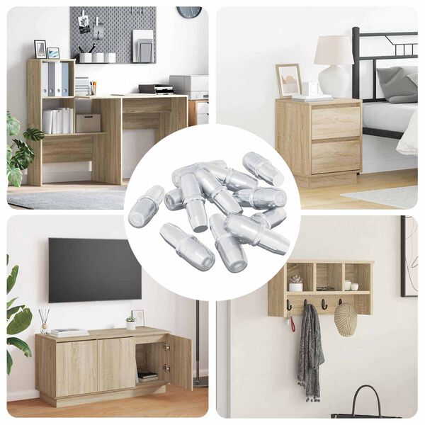 vidaXL Hillupinn 7200 pcs Silfur 7 x 16 mm J&aacute;rn