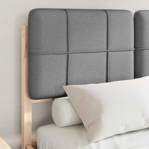 vidaXL R&uacute;mf&oacute;tur me&eth; kl&aelig;&eth;&eth;um h&ouml;f&eth;agafli Lj&oacute;sgr&aacute;r 120 x 190 cm