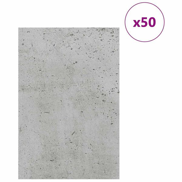 vidaXL Skreyting spjöld 50 pcs Steingrið 40 x 60 x 0.27 cm