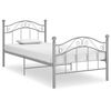 vidaXL R&uacute;mgrind &aacute;n D&yacute;nu Gr&aacute;r 90x200 cm M&aacute;lmur