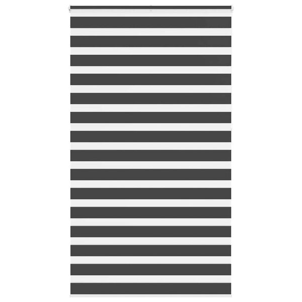 vidaXL Zebra Gard&iacute;na Sv&ouml;rt 125x230 cm Efni Breidd 120,9cm P&oacute;l&yacute;ester